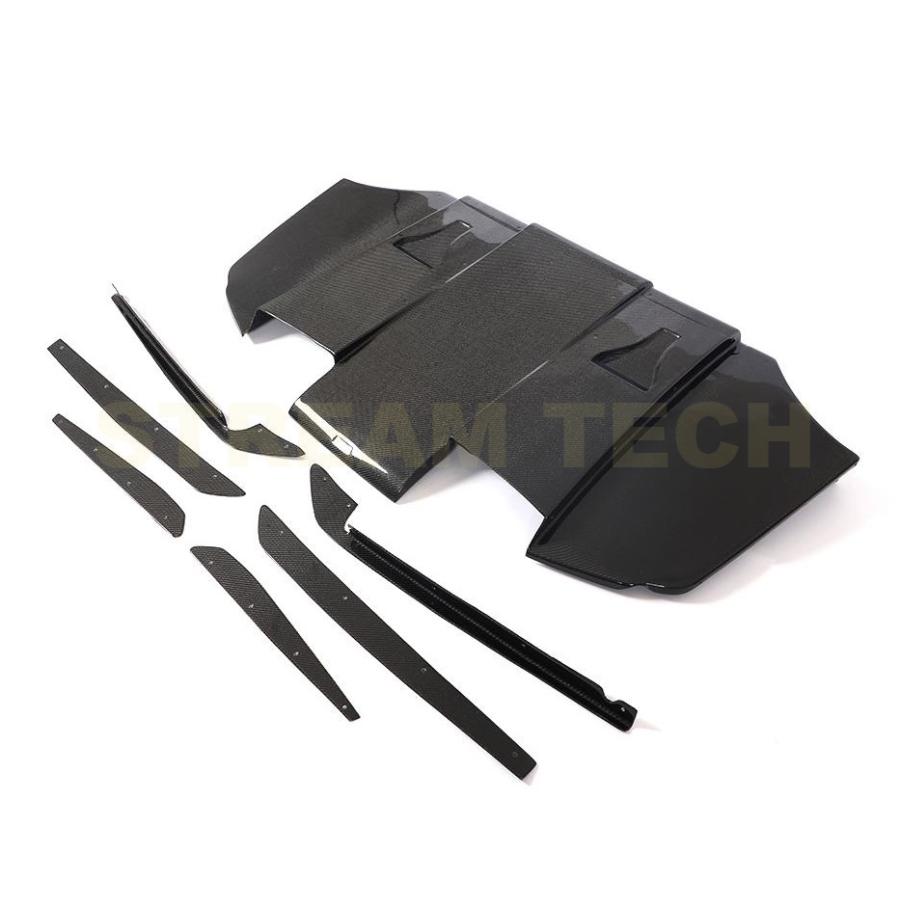 BMW E92 E93 M3用 VRSタイプ カーボン リアディフューザー 7ピース リアアンダースポイラー リアリップ バンパーリップ 綾織カーボン 軽量 DTM Mシリーズ 人気 |  | 08