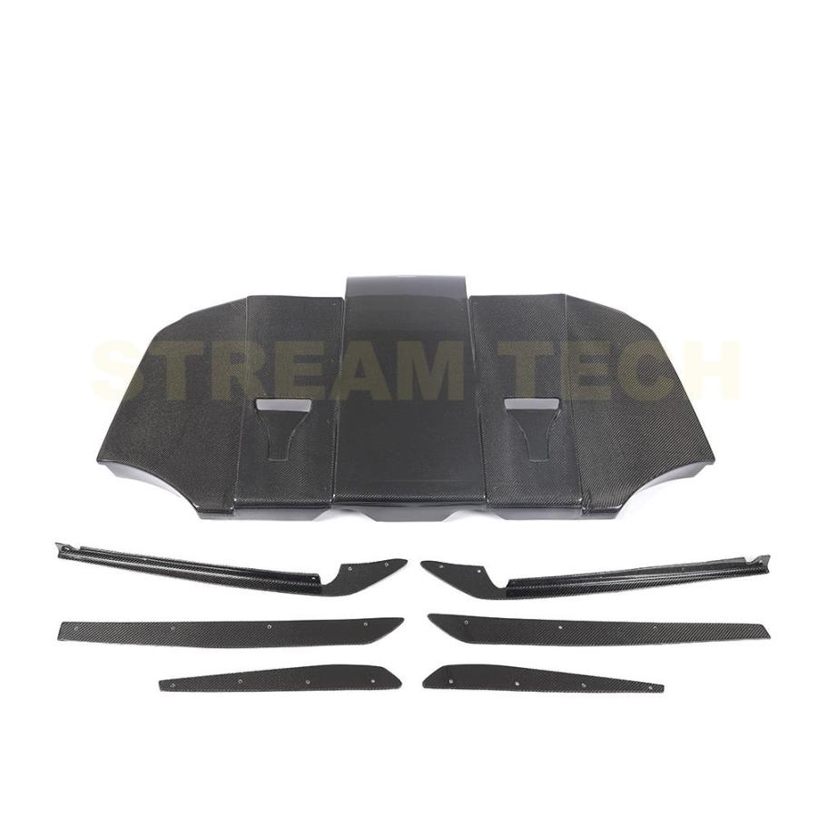 BMW E92 E93 M3用 VRSタイプ カーボン リアディフューザー 7ピース リアアンダースポイラー リアリップ バンパーリップ 綾織カーボン 軽量 DTM Mシリーズ 人気 |  | 09