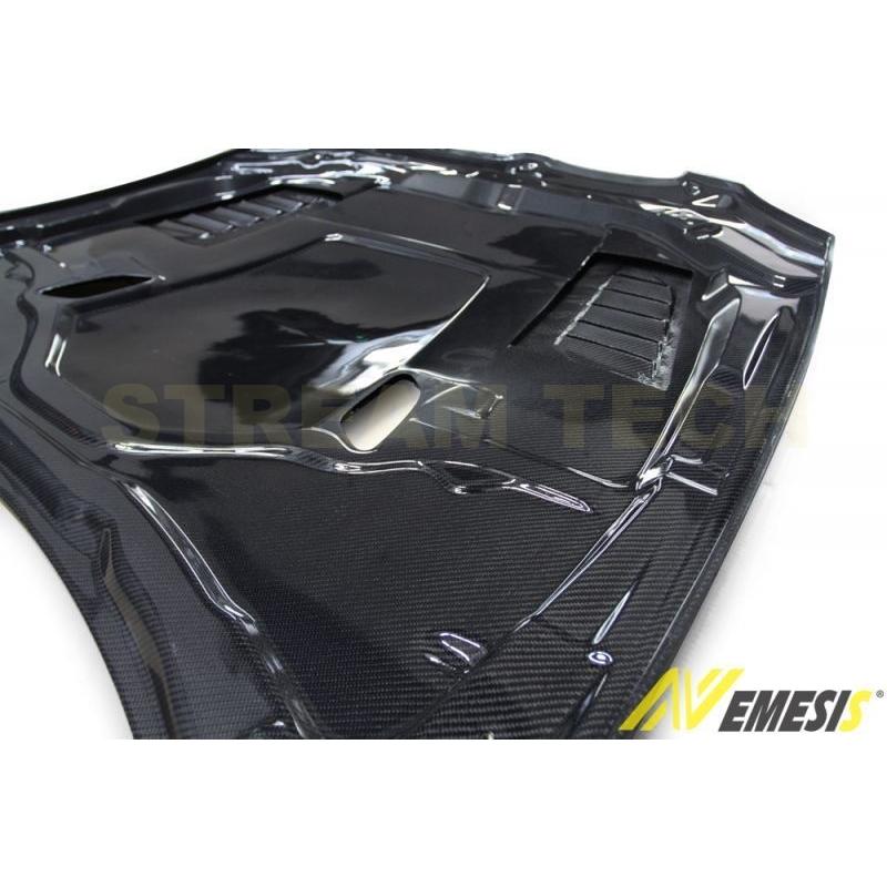 BMW E90 E92 E93 M3用 ダクト付き カーボン ボンネット 道路版