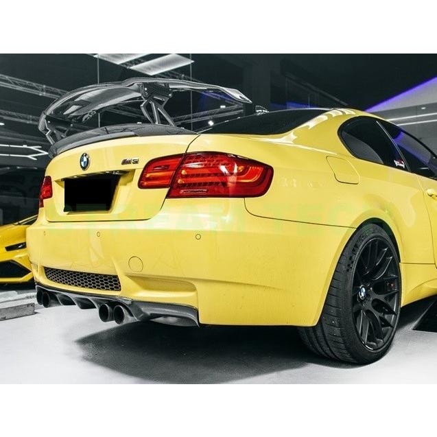 BMW E92 E93 3シリーズ用 VRSタイプ カーボン GTウイング 2種類有 ウェットカーボン ドライカーボン リアウイング カーボンウイング 綾織 シュタイナー M3 |  | 02
