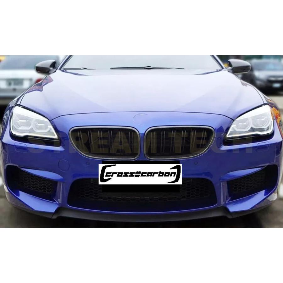 BMW F06 F12 F13 6シリーズ用 M6タイプ リアルカーボン キドニーグリル 2種類有 平織 綾織 フロントグリル センターグリル ラジエターグリル M6 人気商品 |  | 02