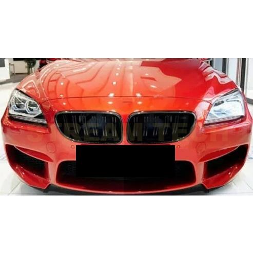 BMW F06 F12 F13 6シリーズ用 M6タイプ リアルカーボン キドニーグリル 2種類有 平織 綾織 フロントグリル センターグリル ラジエターグリル M6 人気商品 |  | 09