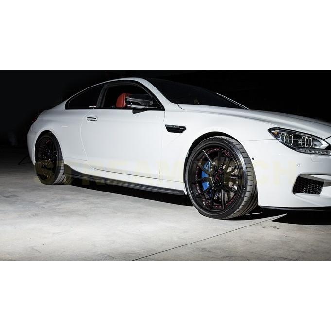 サイドスカート(ドライカーボン製)M performance style BMW F12 F13 6シリーズ Mスポーツ M6用 3DDタイプ ドライカーボン