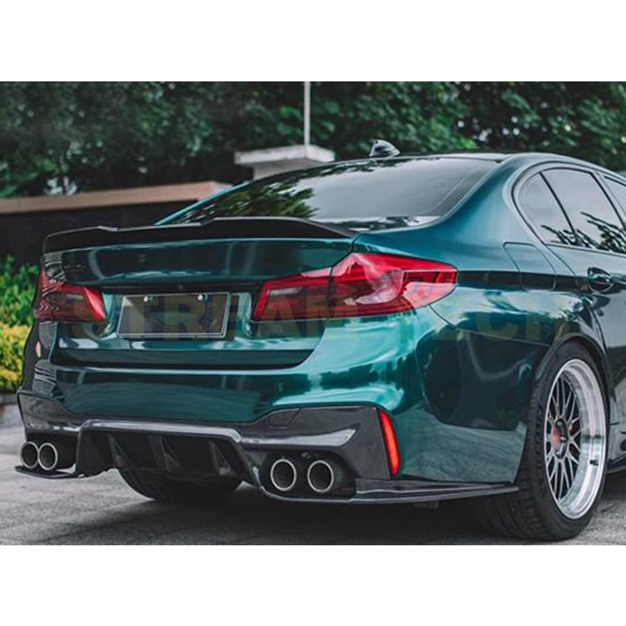 BMW F90 M5用 CRタイプ カーボン リアディフューザー 3ピース リア