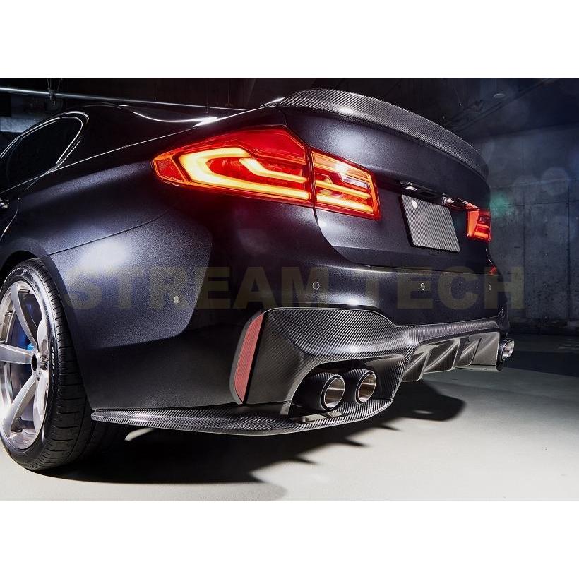  F90 M5 リヤカーボン ディフューザー BMW F90 M5用 CRタイプ カーボン リアディフューザー 3ピース リア