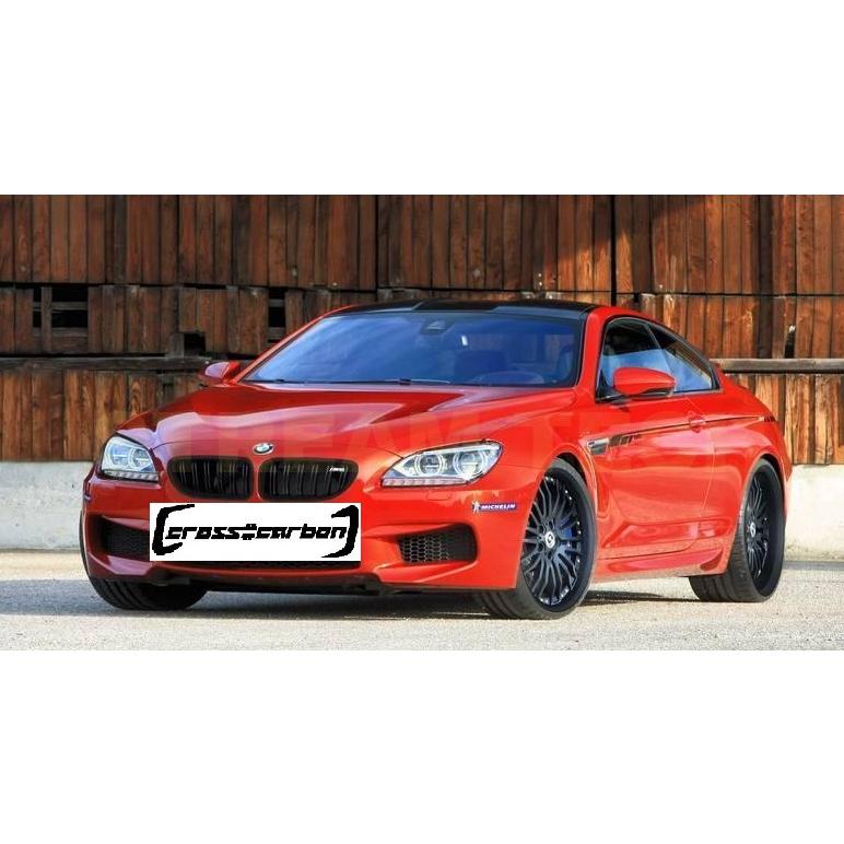 BMW F06 F12 F13 6シリーズ用 M6タイプ 艶有ブラック キドニーグリル