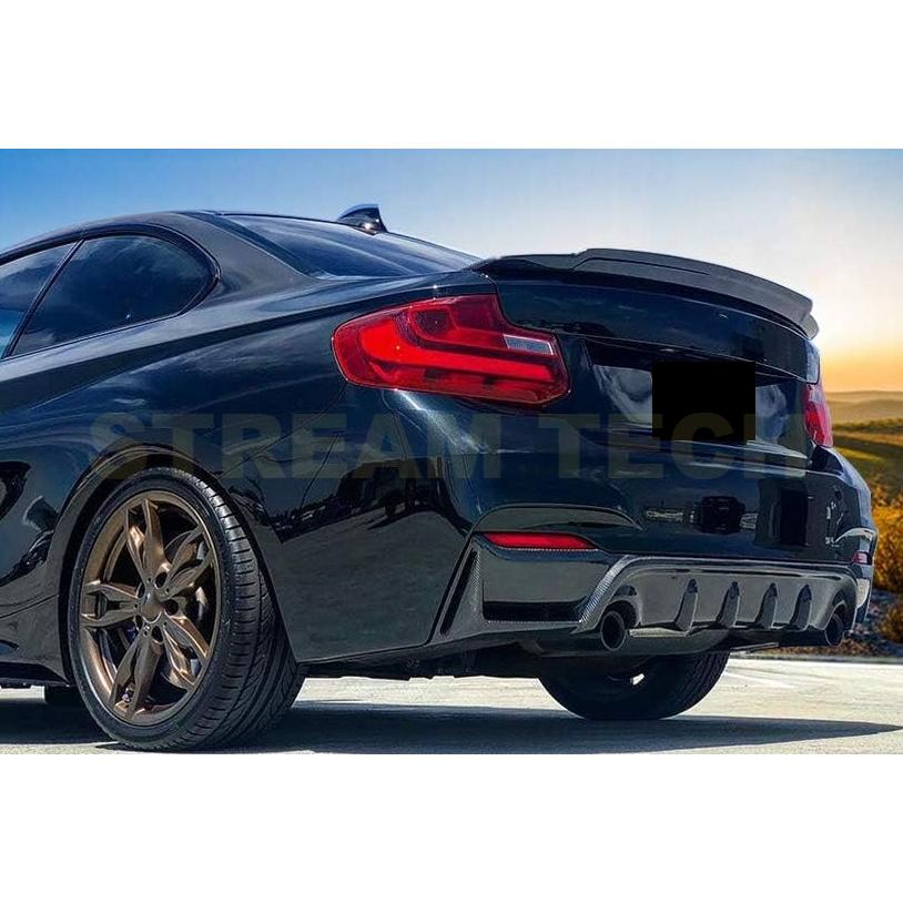 特価  F22 F23 2シリーズ カーボン リアディフューザー リップ BMW F22 F23 2シリーズ M235i用 カーボン リアディフューザー リア