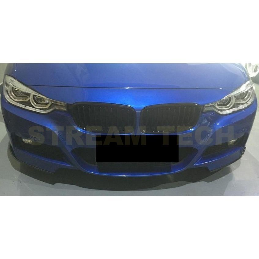BMW F30 F31 Mスポーツ対応 フロントリップスポイラー ツヤ有ブラック フロントリップスポイラー BMW F30 3シリーズセダン ツーリングM