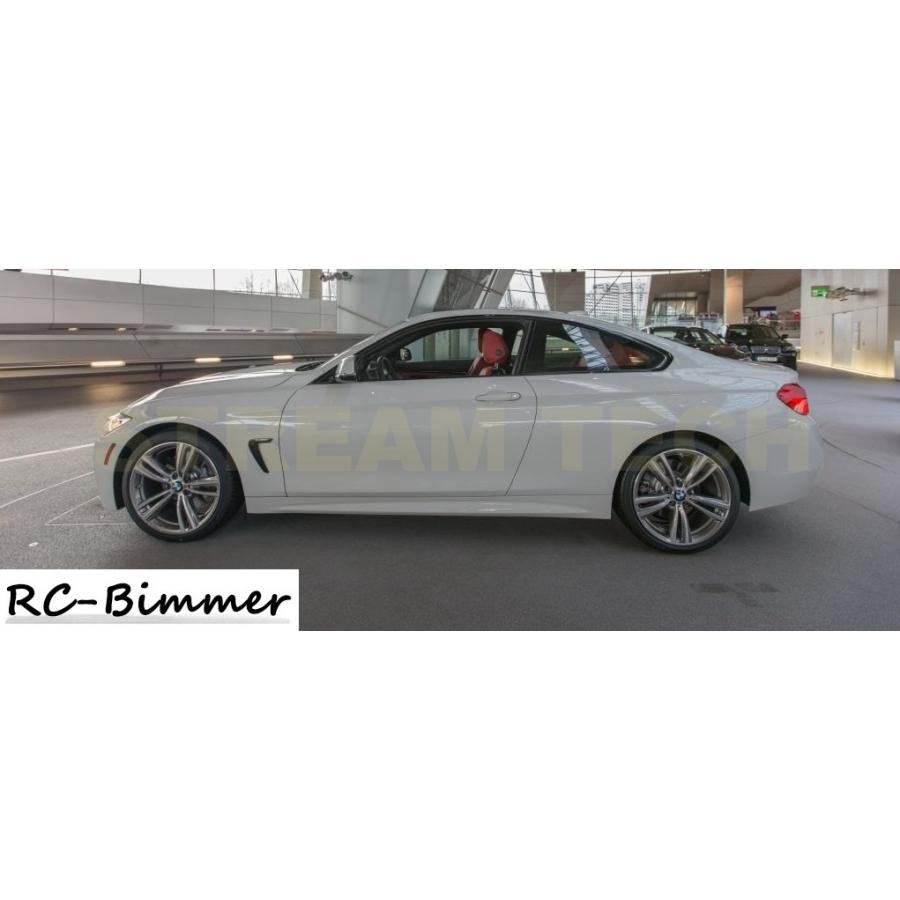 BMW F32 F33 4シリーズ用 Mスポーツタイプ サイドステップ PPウレタン製 サイドスカート サイドスポイラー サイドシル 未塗装 クーペ カブリオレ | 