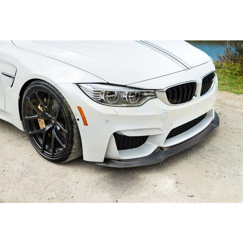 BMW F80 M3 F82 F83 M4用 VRSタイプ カーボン フロントスポイラー フロントリップ リップスポイラー バンパーリップ アンダーリップ 綾織カーボン Mシリーズ |  | 01