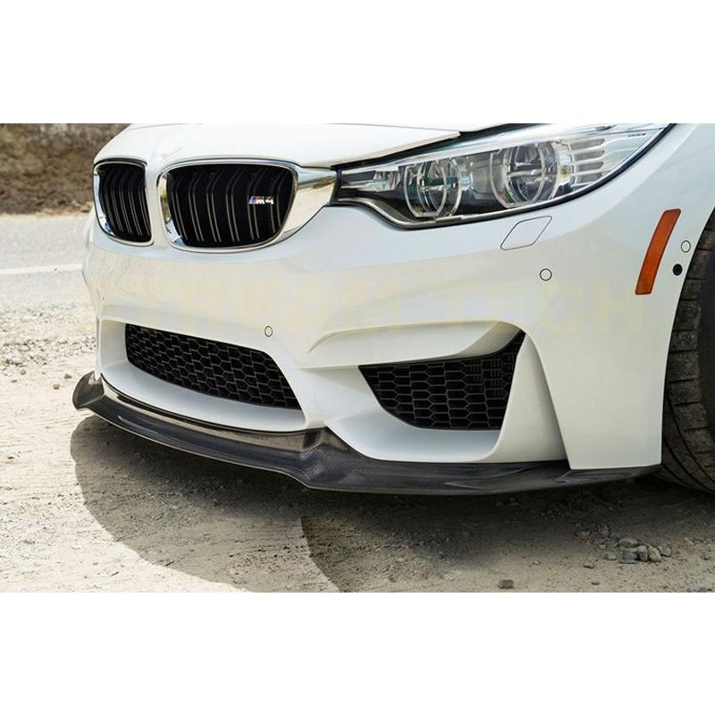 BMW F80 M3 F82 F83 M4用 VRSタイプ カーボン フロントスポイラー フロントリップ リップスポイラー バンパーリップ アンダーリップ 綾織カーボン Mシリーズ |  | 02