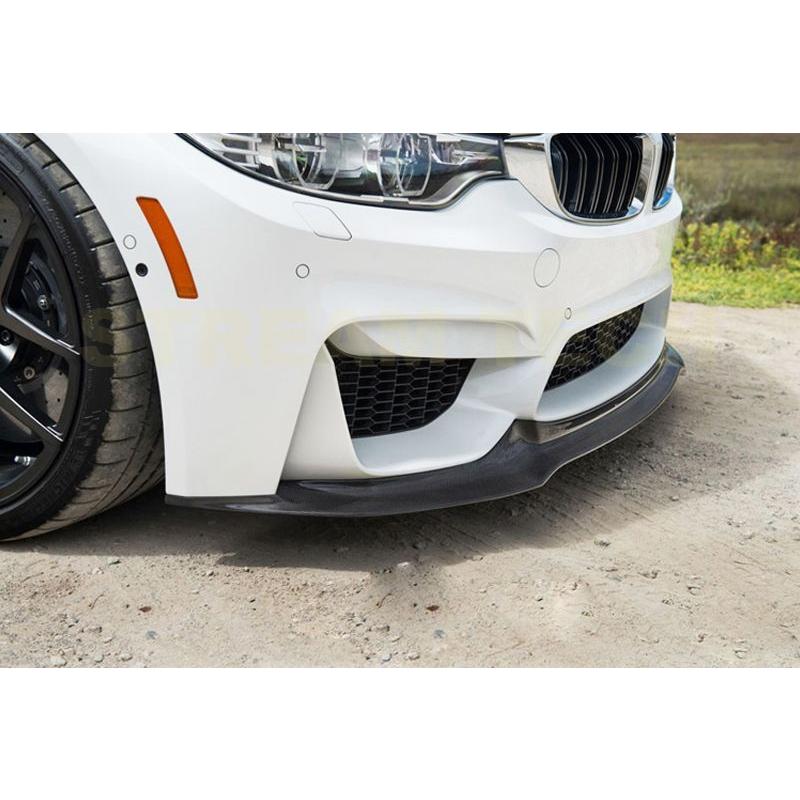 BMW F80 M3 F82 F83 M4用 VRSタイプ カーボン フロントスポイラー フロントリップ リップスポイラー バンパーリップ アンダーリップ 綾織カーボン Mシリーズ |  | 03