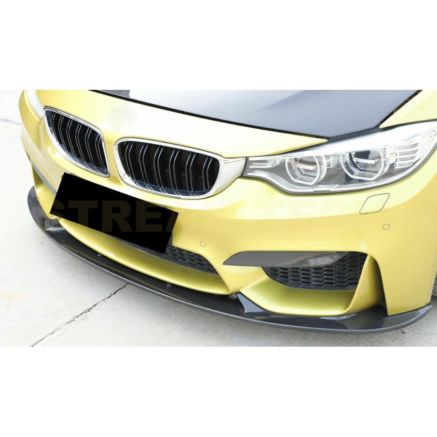 BMW F80 M3 F82 F83 M4用 3Dタイプ カーボン フロントスポイラー 