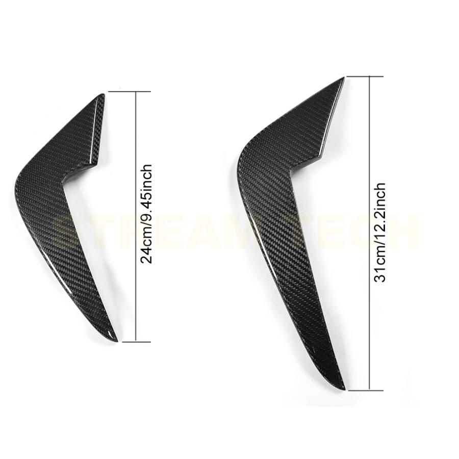 BMW F87 M2用 ACSデザイン カーボン フロントカナード 4点セット