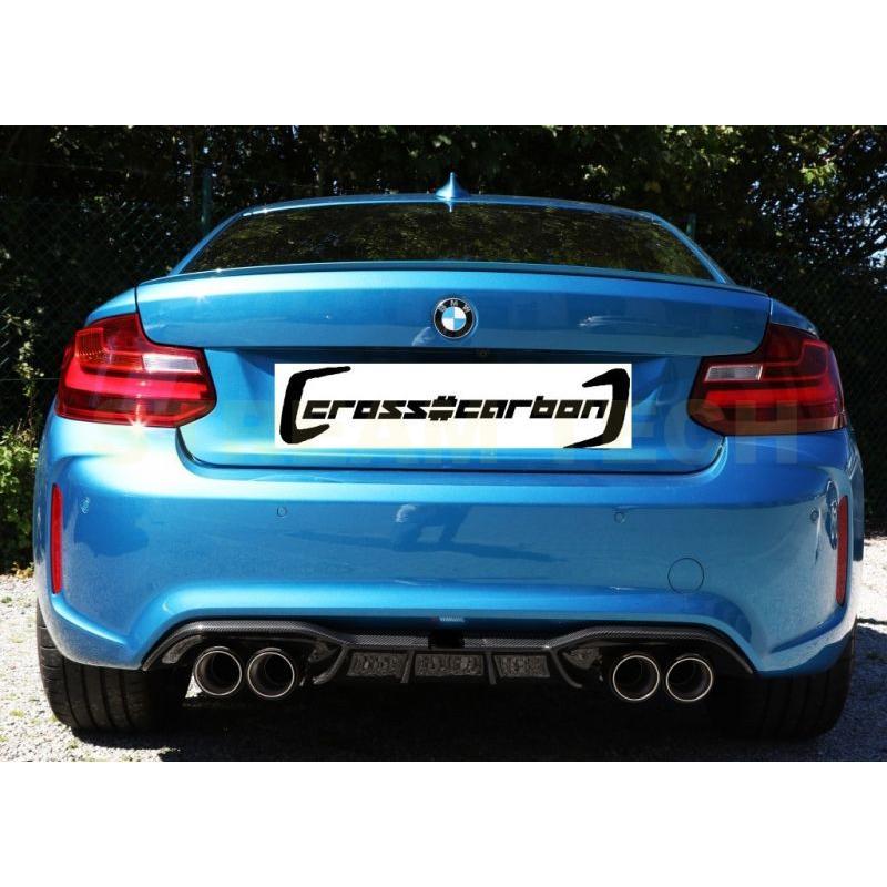 BMW F87 M2用 AKRAデザイン カーボン リアディフューザー リア