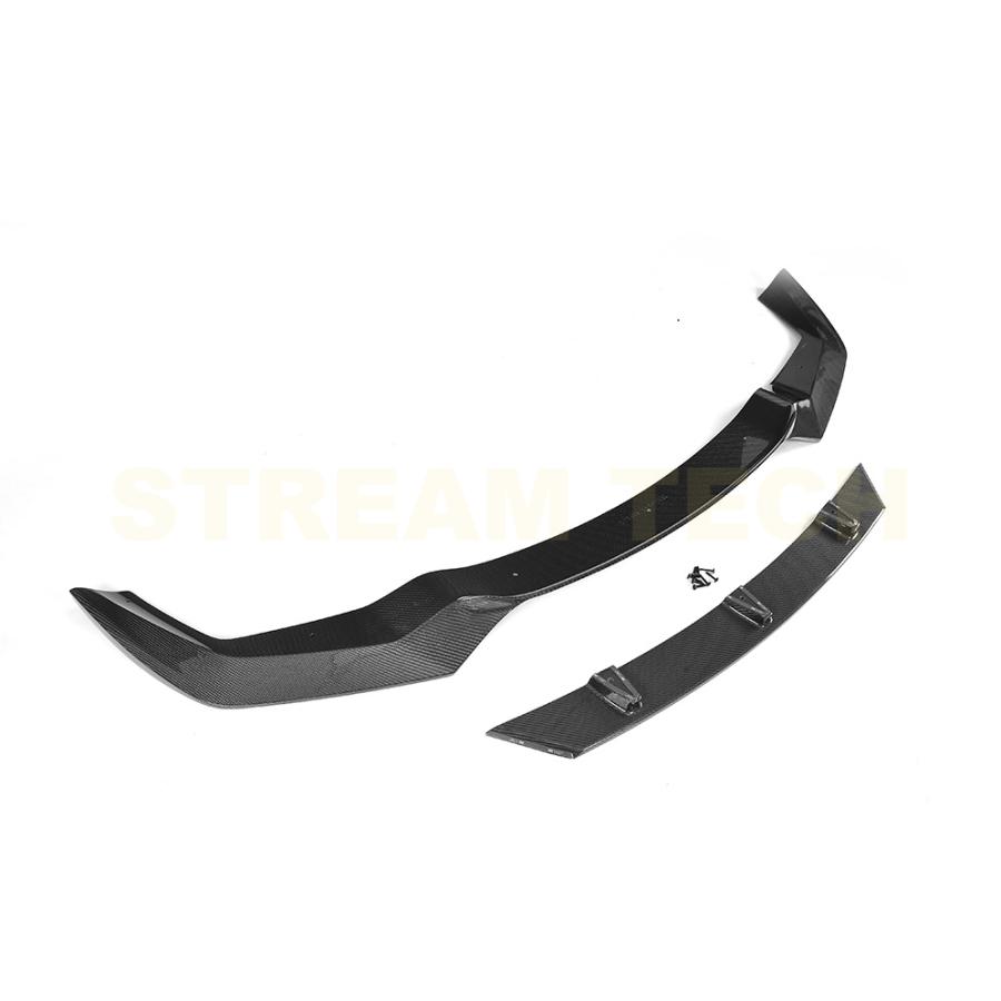 BMW F87 M2用 VRSデザイン カーボン フロントスポイラー 二段式 リップ