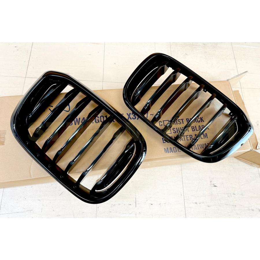 BMW G01 X3 G02 X4 前期用 パフォーマンスタイプ 艶有ブラック キドニーグリル センターグリル フロントグリル ラジエターグリル Xシリーズ 人気商品 |  | 09