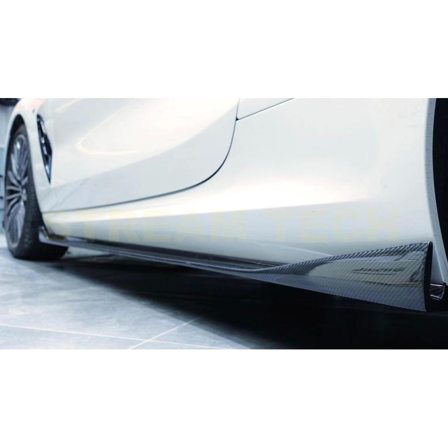 BMW G14 G15 8シリーズ Mスポーツ用 カーボン サイドスカート