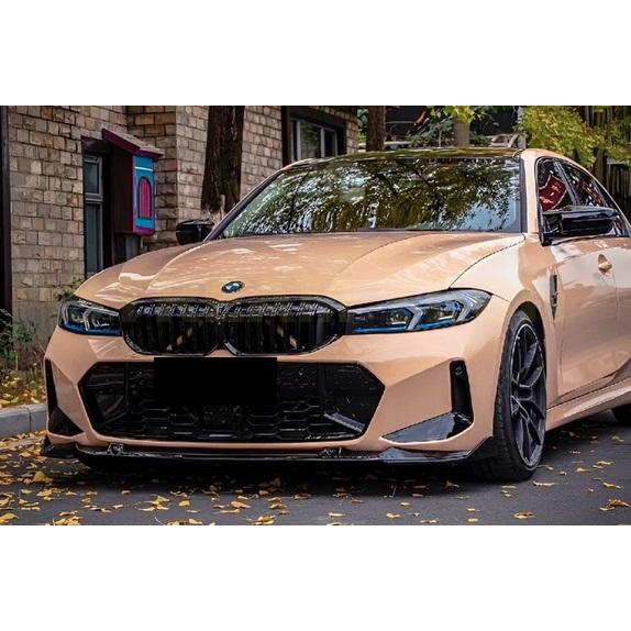 ガ*ャ様 【新品！】BMW G20 G21 フロントリップスポイラー グロスブラ BMW G20 G21 3シリーズ Mスポーツ 後期 LCI用 3Ddタイプ