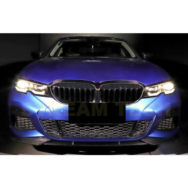 BMW G20 G21 3シリーズ 前期用 ドライカーボン キドニーグリルカバー