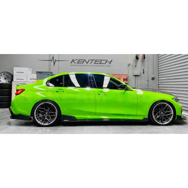 BMW サイドスカート サイドスポイラー カーボン カーボン調 BMW F30 F31 3シリーズ Mスポーツ用 パフォーマンスタイプ