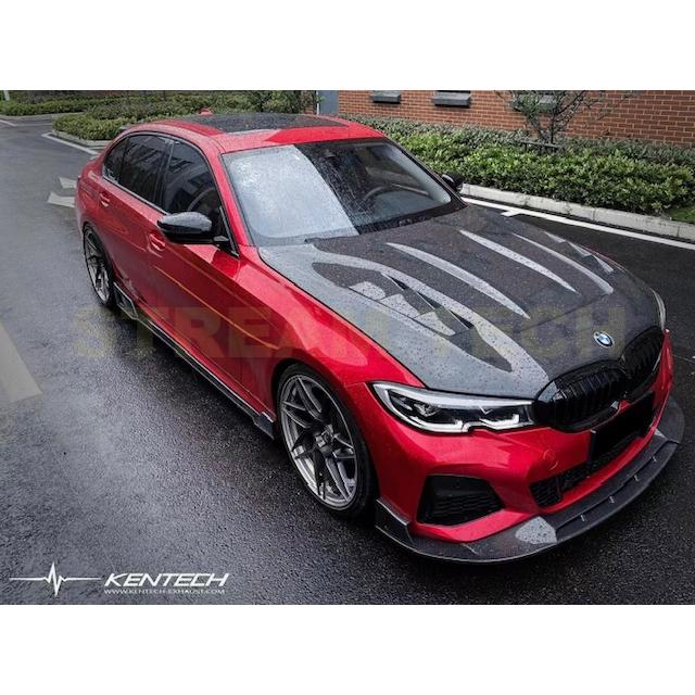 BMW G20 G21 3シリーズ Mスポーツ用 ブラックシャーク カーボン サイド