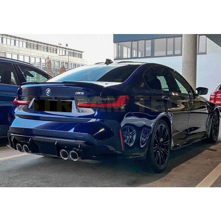 BMW G20 3シリーズ G80 M3 セダン用 Mタイプ トランクスポイラー ABS製