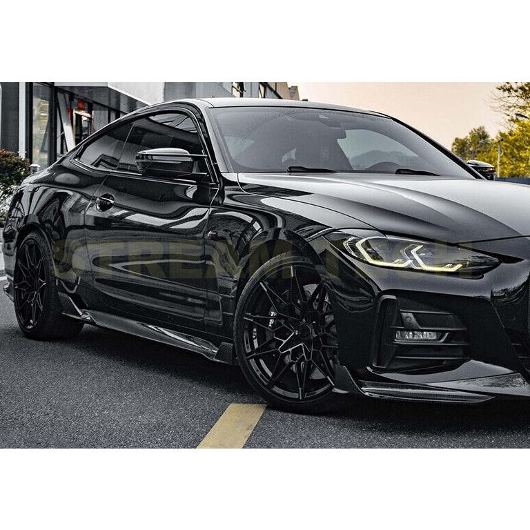 BMW G22 G23 4シリーズ Mスポーツ用 ドライカーボン サイド