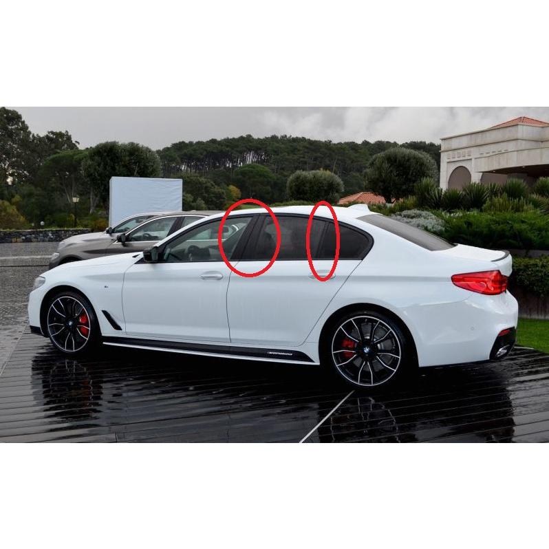 BMW G30 5シリーズ セダン用 リアルカーボン ピラーパネル 6点セット