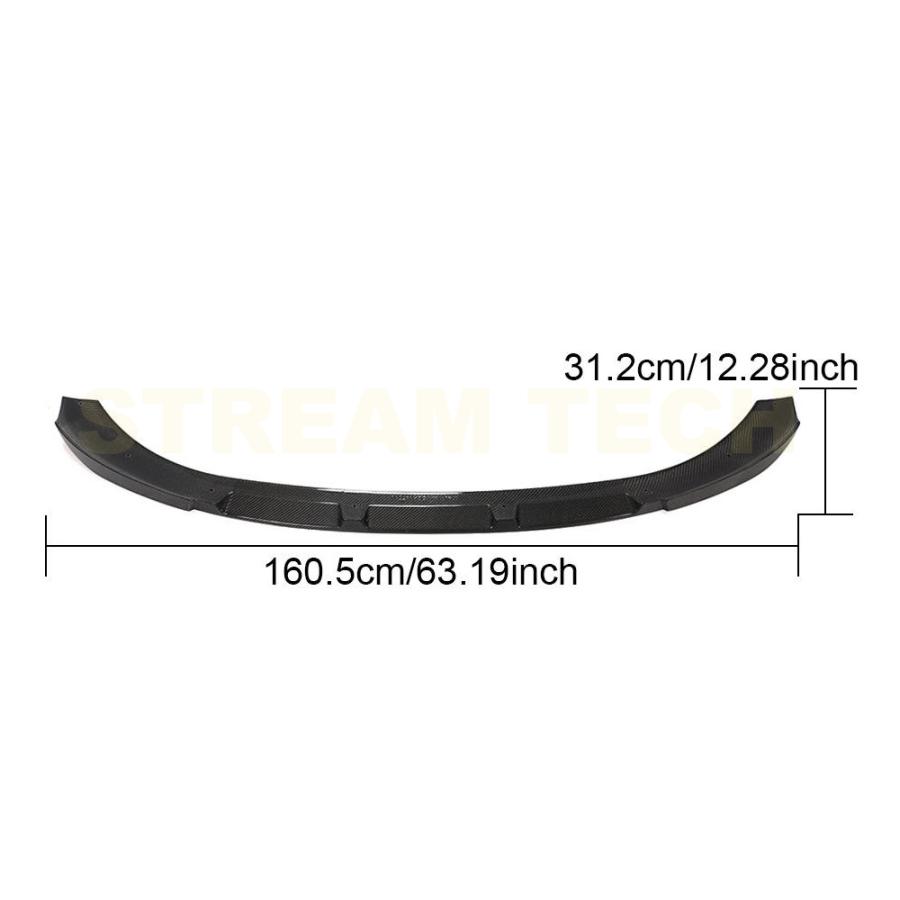 BMW i3 ハッチバック用 カーボン フロントスポイラー リップスポイラー