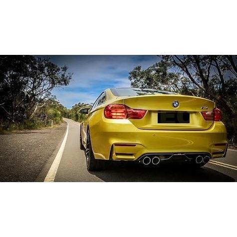BMW F80 M3 F82 F83 M4用 AKRAタイプ カーボン リアディフューザー 