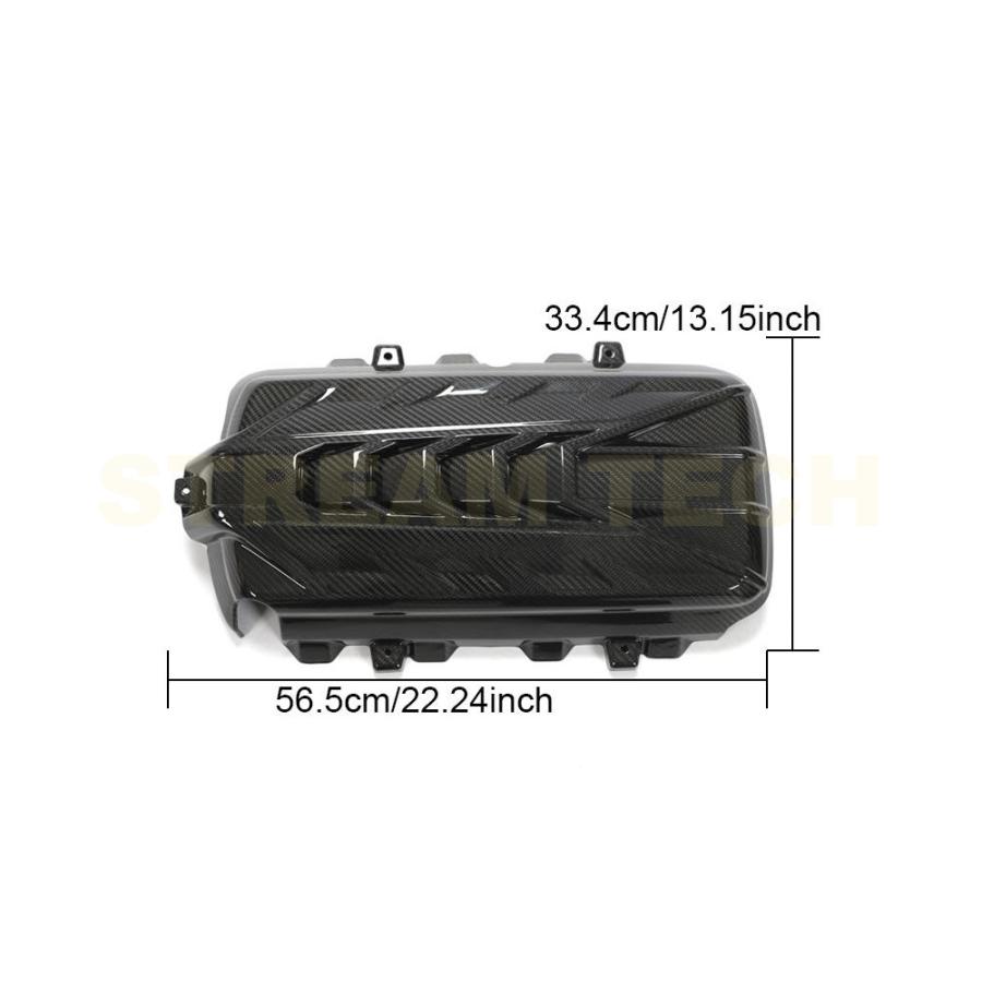 Chevrolet シボレー C8 コルベット 6.2Lエンジン用 ドライカーボン