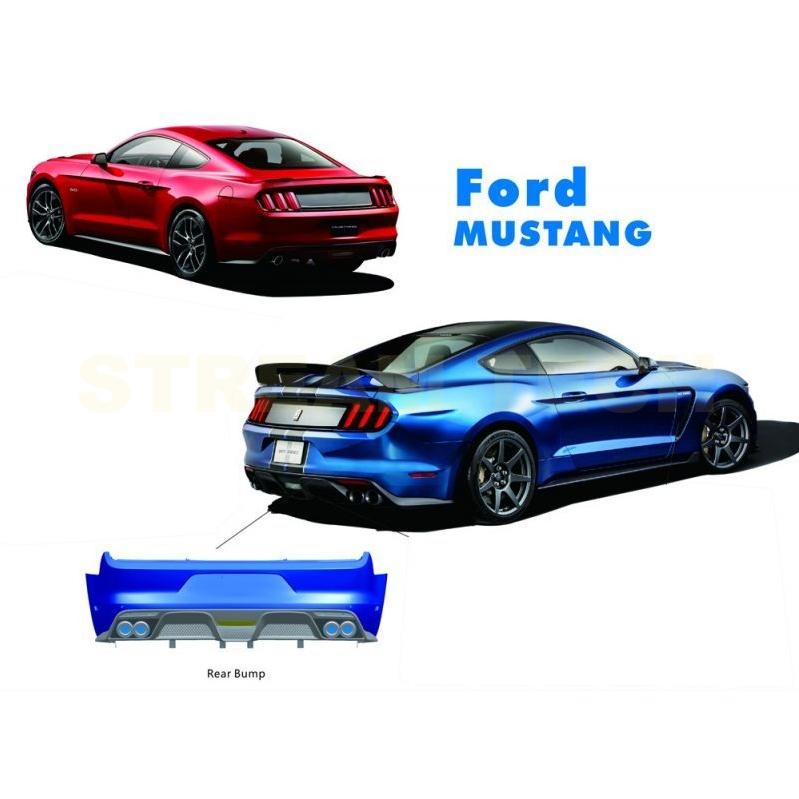 FORD フォード マスタング用 GTタイプ フルエアロキット ボディキット フルエアロパーツ バンパー リップ サイドスカート ディフューザー PPウレタン 人気商品 |  | 03