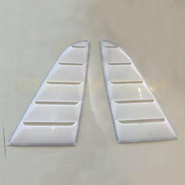 FORD フォード マスタング用 PPウレタン リアサイドウィンドウカバー サイドダクトグリルカバー エアフェンダーベント エアロガーニッシュ PP Mustang |  | 05