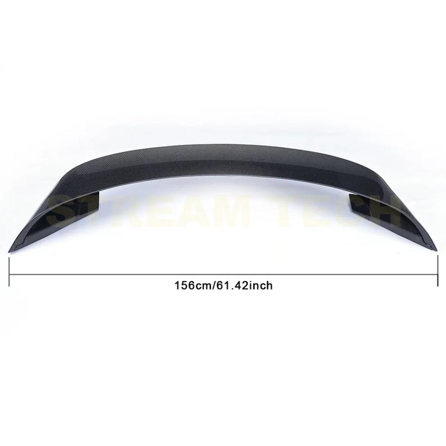 FORD フォード マスタング用 GT35タイプ カーボン リアウイング リアスポイラー トランクスポイラー チンスポイラー カーボンウイング 綾織 Mustang 人気商品 |  | 10