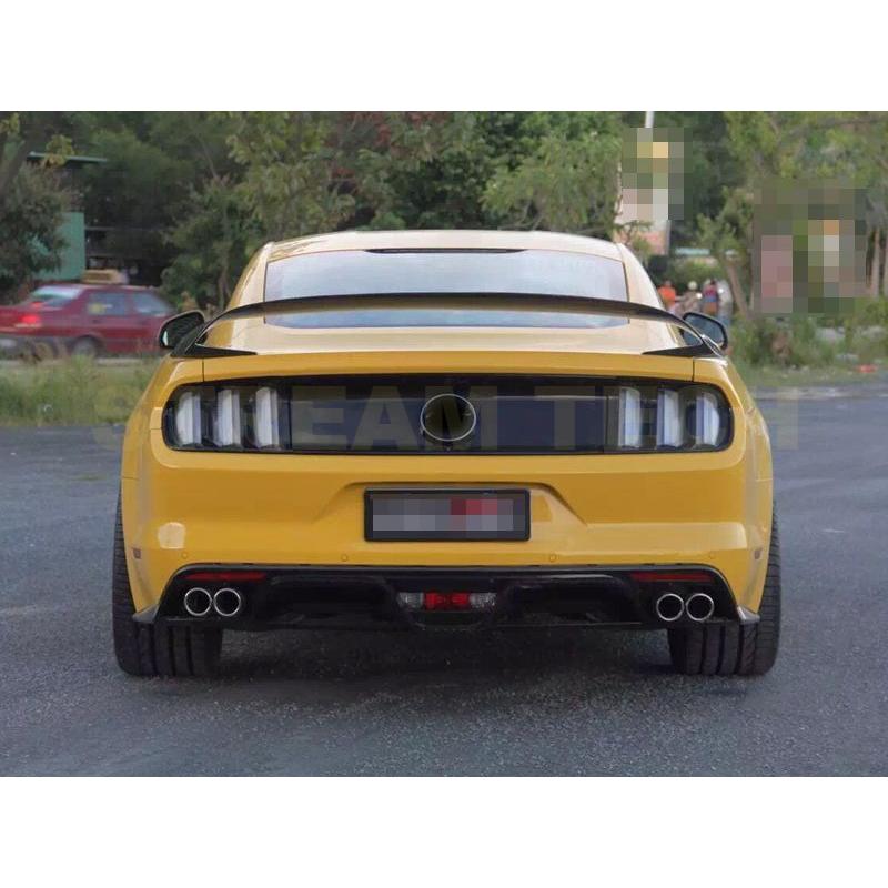 FORD フォード マスタング用 GT35タイプ カーボン リアウイング リアスポイラー トランクスポイラー チンスポイラー カーボンウイング 綾織 Mustang 人気商品 |  | 03