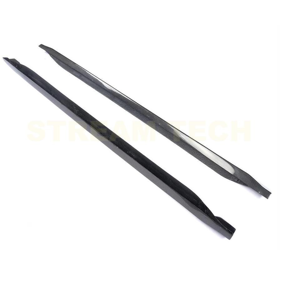 FORD フォード マスタング用 カーボン サイドスカート サイドステップ サイドスポイラー サイドエクステンション サイドシル サイドリップ 綾織 Mustang |  | 04