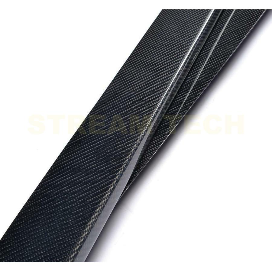 FORD フォード マスタング用 カーボン サイドスカート サイドステップ サイドスポイラー サイドエクステンション サイドシル サイドリップ 綾織 Mustang |  | 07