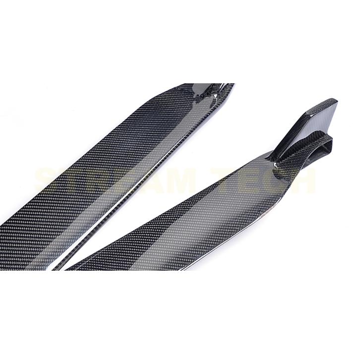 FORD フォード マスタング用 カーボン サイドスカート サイドステップ サイドスポイラー サイドエクステンション サイドシル サイドリップ 綾織 Mustang |  | 08