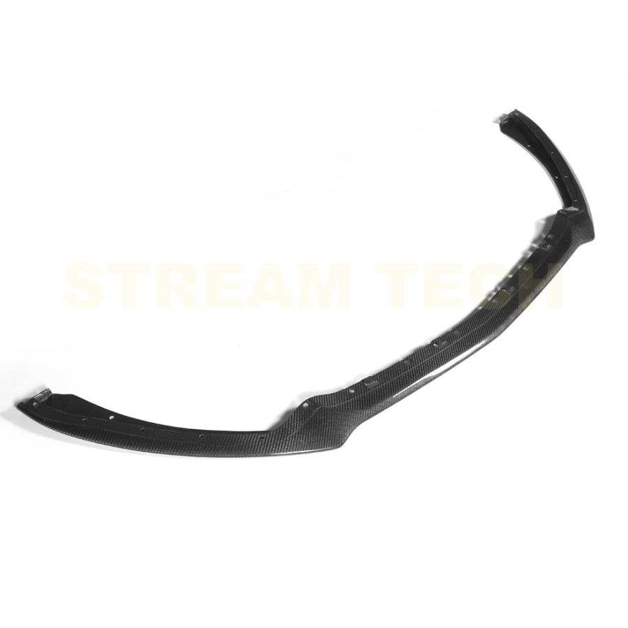 FORD フォード マスタング用 カーボン フロントスポイラー リップスポイラー フロントリップ アンダーリップ バンパーリップ カーボンリップ 綾織 Mustang |  | 02