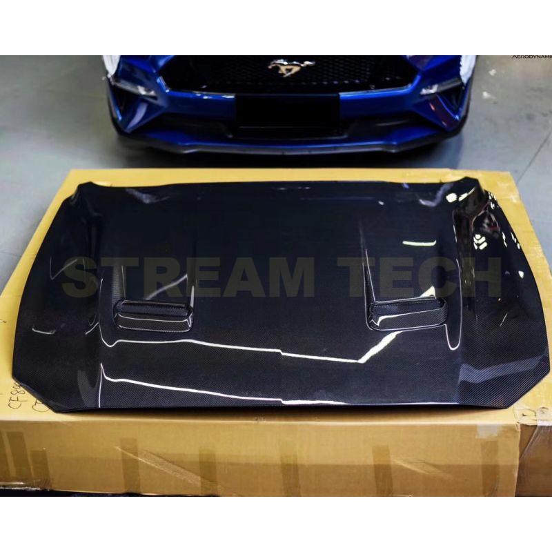2018y フォード マスタングGT 純正ボンネットダクト ブラックアウト等に 2018y フォード マスタングGT 純正ボンネットダクト ブラック