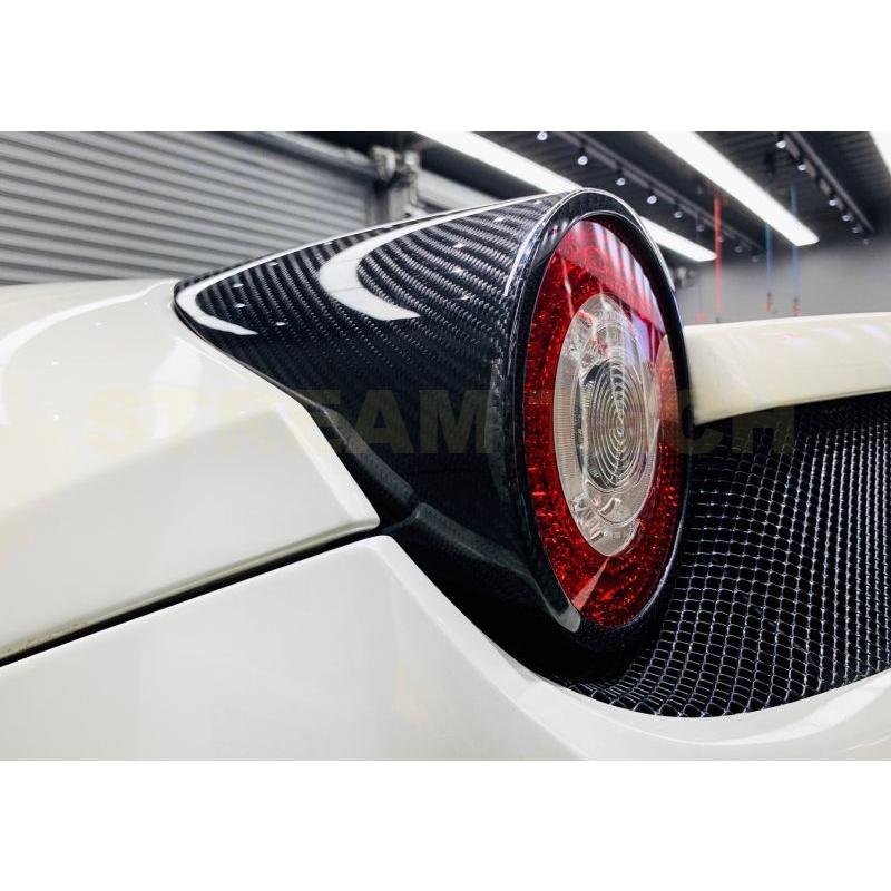 Ferrari フェラーリ 458 イタリア用 カーボン リアテールライトカバー 