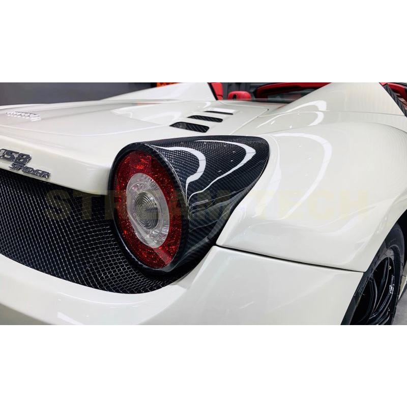 Ferrari フェラーリ 458 イタリア用 カーボン リアテールライトカバー 