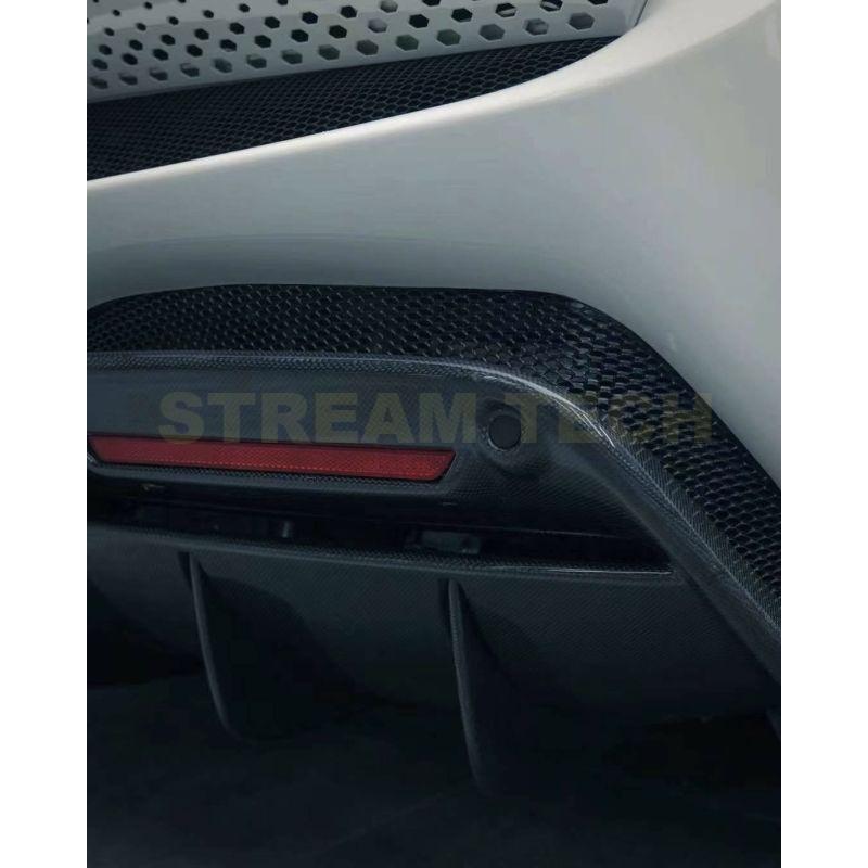 Ferrari フェラーリ 296 GTB用 OEタイプ カーボン リアディフューザー リアアンダースポイラー リアバンパーリップ カーボンリップ 綾織 ドライカーボン GTS |  | 04