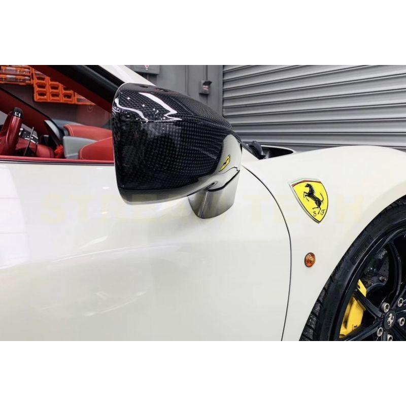Ferrari フェラーリ 458 イタリア用 ドライカーボン ミラー