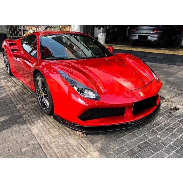 Ferrari フェラーリ 488 GTB用 ドライカーボン フロントスポイラー