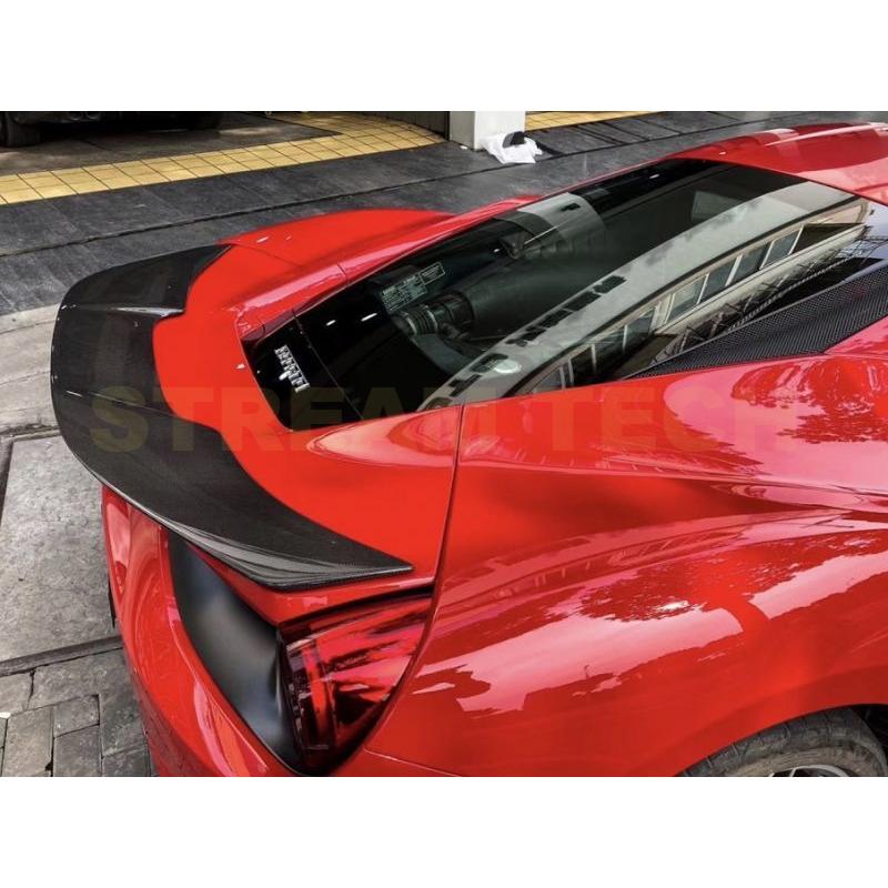 Ferrari フェラーリ 488 GTB用 ドライカーボン トランクスポイラー リアスポイラー リアウイング チンスポイラー カーボンスポイラー カーボンウイング 人気商品 |  | 04