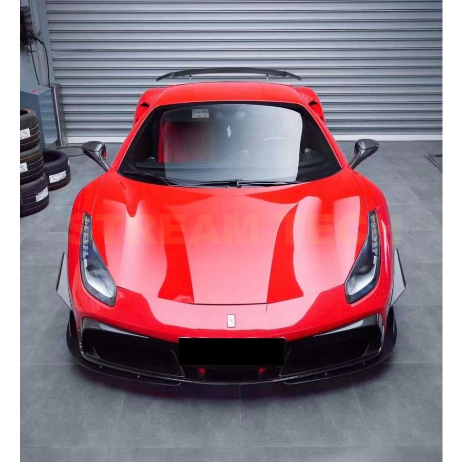 Ferrari 488GTB メーカーオプション純正カーボンパドル ブライツ(車) BRIGHTZ フェラーリ 488ピスタ リアルカーボン