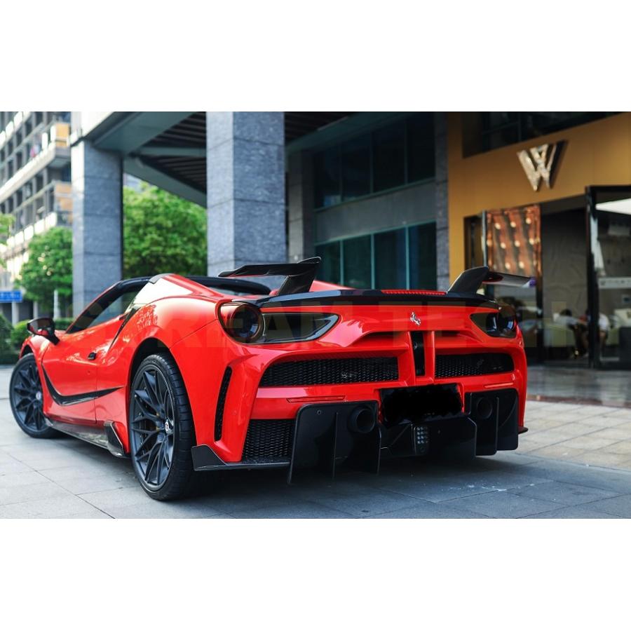 Ferrari フェラーリ 488 GTB用 MANSOスタイル サイドスカート サイド