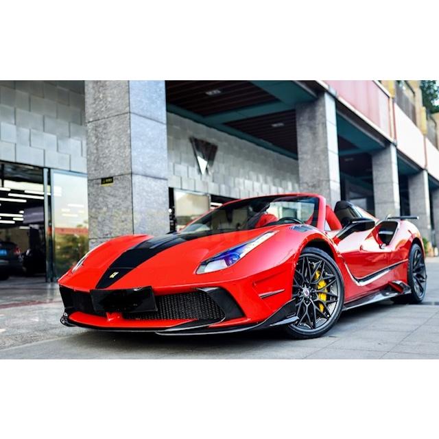 Ferrari フェラーリ 488 GTB用 MANSOスタイル カーボン ドアノブ Ferrari フェラーリ 488 GTB用 MANSOスタイル カーボン ドアノブ